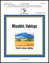 Mfurahini Haleluya Handbell sheet music cover